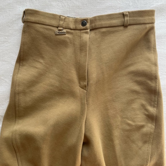 Dublin Women's Jodhpur Breeches Tan Riding Pants Size 30 26" Inseam High Rise - Picture 3 of 5